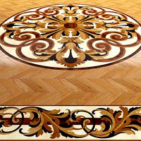 Parquet Da Vinci and 12 Rosettes