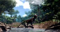 Dilophosaurus Jurassic Dinosaur