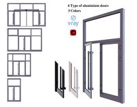 Aluminium door