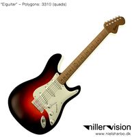 Elguitar Nillervision 3D Model