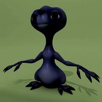 Cartoon Monster Alien Vally