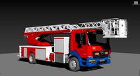 fire engine Mercedes Atego