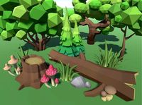 LowPoly Forest Pack