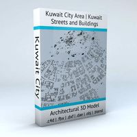 Kuwait City Area Streets and Buildings