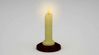 animated candle  without plugin used