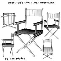 Directors Chair 3D Object