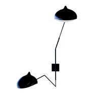Serge Mouille Two-Arm Wall Sconce