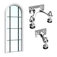 Spiders for glass SADEV and  window assembly