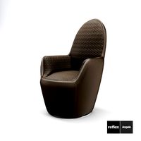 3d Model Armchair Swan-Poltrona From Reflex Angelo