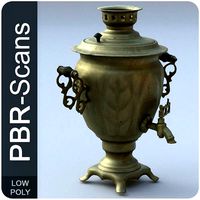 Samovar Low Poly