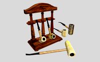 Smoking Corncob Pipe Set