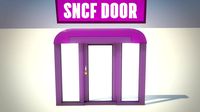 LOWPOLY SNCF TRAIN DOOR ANIMATION