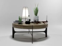 Decorative set 1504 with Natuzzi coffeetable
