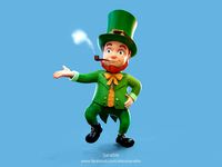 3D Model Character Leprechaun Cartoon Elf