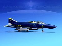 McDonnell Douglas F-4J Phantom II USN Blue Angels