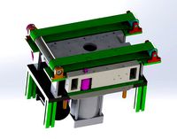 Conveyor belt with top lifting mechanism