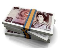 UK Pound Stack 3D model