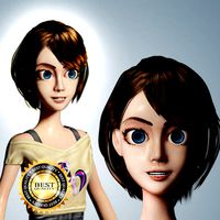 Cartoon Women Rigged