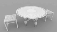 Ottoman Tray 3D Model