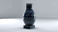 Sculpted vase 03
