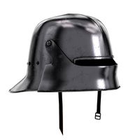 Medieval Knight Sallet Helmet 2
