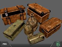 Box chest sack storage pack