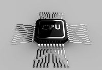 CPU -3d model high poly