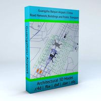 Guangzhou Baiyun CAN Airport Roads Buildings and Public Trans