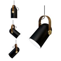 Le Klint Carronade Spot Pendant Black Small