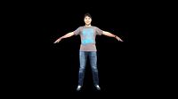t-pose young man a-pose