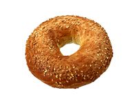 Photorealistic Sesame Seed Bagel 3D Scan