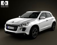Peugeot 4008 2012 3D Model
