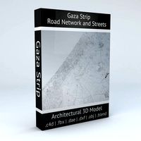 Gaza Strip Road Network and Streets