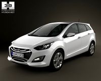 Hyundai i30 Elantra Wagon 2013 3D Model