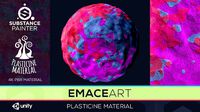PBR Toon Plasticine sbsar Material 4 Substance Unity Materia