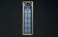 WINDOW arch gothic 6 pane