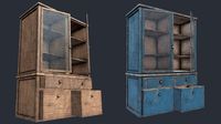 Wood Cabinet 3 PBR