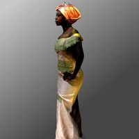 3D-Scanned African Woman - Printable