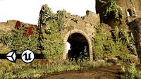 Castle Ruins Environment - PBR Medieval Props and Vegetation