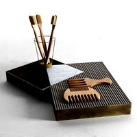 Tray with Toothbrushes and Combs