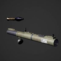 The M72 LAW Light Anti-Tank Weapon - RIGGED ANIMATED WITH SOUND