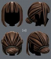 3D Hair style for girl V20