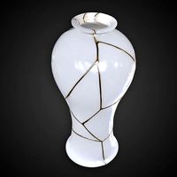 Japanese Vase with Gold