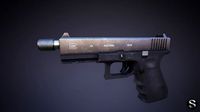 Glock 19 Low-poly