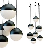 CEDAR  MOSS GLOBE 6 SET BLACK