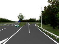 highway navigation  3D road
