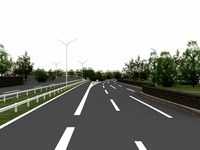 highway navigation  3D road
