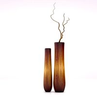 Floor wooden vase 3D Model