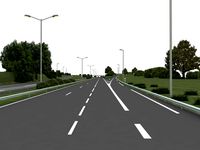 highway navigation  3D road