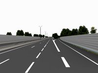 highway navigation  3D road